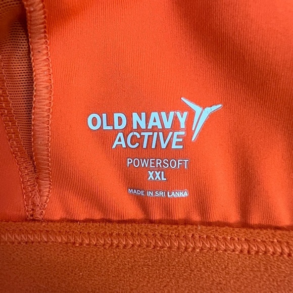 Old Navy Active Powersoft Bundle X2 Activewear Sports Bras Plum & Orange-Red XXL - Picture 5 of 9